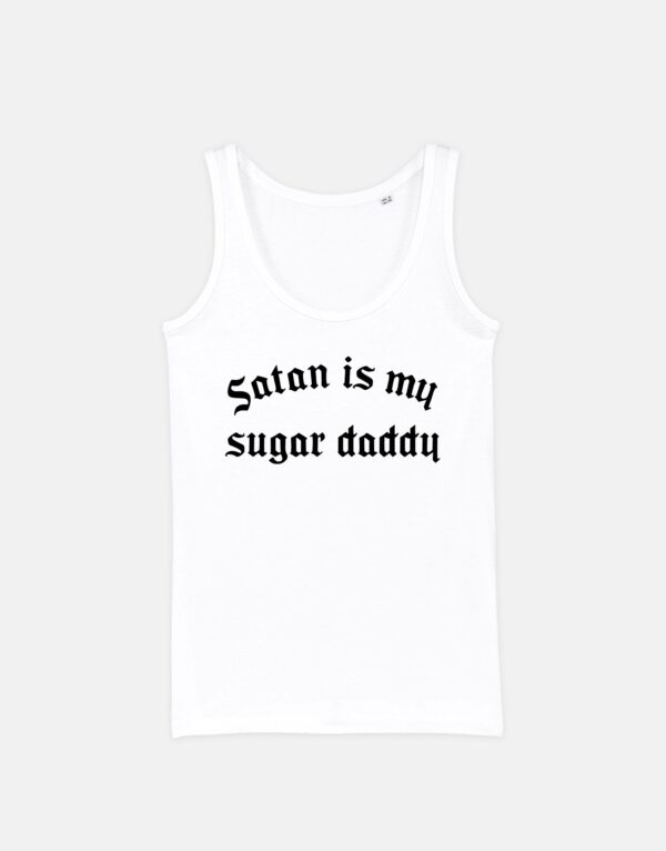 Satan Is My Sugar Daddy Tank Top - Image 3