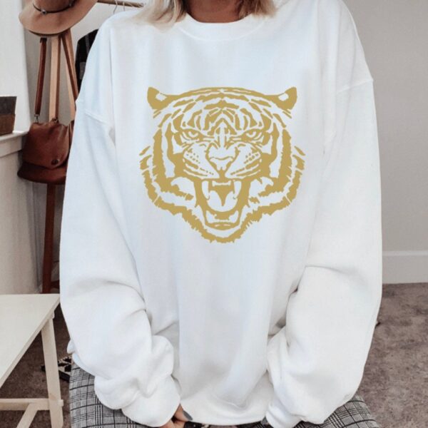 Gold Tiger Crewneck Sweatshirt